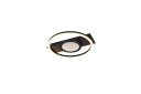 Trio Lighting Taklampe Wheeler Rund Matt svart