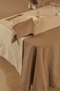 Decotique Sienna Bordløper 45x150 cm Hvit