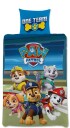 Licens Paw Patrol sengetøy til junior 100x140 cm - One Team - 2 i 1 design - 100% bomull