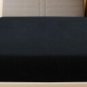 vidaXL Jerseylaken 2 stk svart 180x200 cm bomull