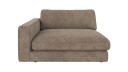 Rowico Home Duncan 1,5 seters sjeselong V Mørk beige Anna 6 129 x 150 x 78 cm Beige