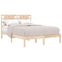 vidaXL Sengeramme heltre 120x190 cm 4FT Small Double