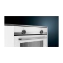 Siemens iQ100 Innbyggingsovn 71L Hvit med Varmluft og Grillfunksjon