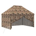 vidaXL Pop up Gazebo med 4 Sidevegger 3 x 4 m Skog camo
