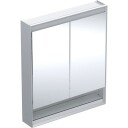 Geberit One speilskap 75x90 cm aluminium