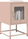  Nattbord rosa 36x39x60,5 cm kaldvalset stål 8721158371614