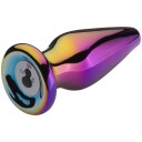 Dream Toys Glamour Glass Vibe Tapered Fjernstyrt Analplugg    - Forskjellige farger