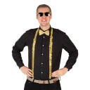 Hisab Joker Paljettseler Gull Kit One size 97535