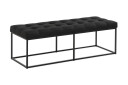 Sittebenk Rebeca 120 cm Rutete   Svart