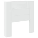  Hodegavl med hylle Hvit 100 x 16,5 x 103,5 cm Konstruert tre