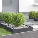 vidaXL Gjerdekant 6 pcs Antrasitt 60 x 60 x 13 cm Stål