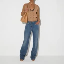Elisabetta Franchi Dame Jeans Blå W26,