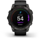 Garmin Epix Pro Gen 2 Sapphire Edition 47mm Carbon Grey Dlc Titan W/Black Band 47mm