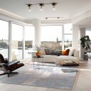 Wilton teppe   Bardia blå/grå Størrelse: 200 x 280 cm
