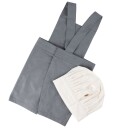 Sebra Forkle m. Kokkehatt   Elephant Grey/Classic+ White   Sebra   OneSize   Forkle Grå Hvit