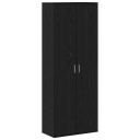  Highboard Svart eik 70 x 35 x 180 cm Konstruert tre