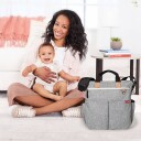 Skip Hop Duo Signature Stelleveske   Grå Melange