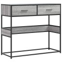  Konsollbord grå sonoma 90x35x80 cm konstruert tre 8721102842368