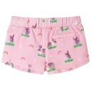  Barneshorts med snor lyserosa 128