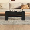 vidaXL Salongbord svart 102x55x45 cm konstruert tre