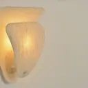 MARKET SET   Coquillage vegglampe kremfarget 33 cm lin