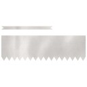 vidaXL Gjerdekant 50 pcs sølv 100 x 0.05 x 20 cm Rustfritt Stål