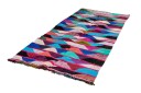 Marokkansk Boucherouite teppe 125 x 260 cm Størrelse: 125 x 260 cm