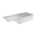 Grohe K1000 kjøkkenvask 116x52 cm rustfritt stål