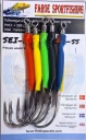 Faroe Sportfish Gummimakk m/plate   5pk   Ass.   8/0   Seirykk