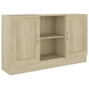 vidaXL Skjenk sonoma eik 120x30,5x70 cm sponplate