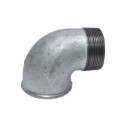 Galvanisert vinkel med muffe/nippel 1/2" - 90 grader
