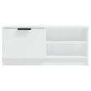 vidaXL TV-benker 2 stk hvit 80x35x36,5 cm konstruert tre
