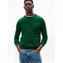 Tommy Hilfiger Pima Org Ctn Cashmere Crew Neck   Green   L