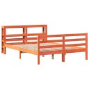  Sengeramme uten madrass voksbrun 120x190 cm heltre furu 3305838