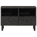  TV-benk svart 70x33x46 cm heltre mango 8720845422387