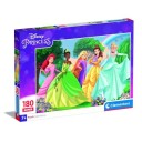 Clementoni Super Puslespill 180 Brikker Disney Prinsesser