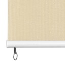 vidaXL Utendørs rullegardin 160X140 cm krem