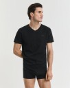 Gant 2-pack v-hals t-skjorter BLACK / WHITE XXL