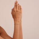 Snö Of Sweden Lovely Double Chain Brace Plain Gold Onesize