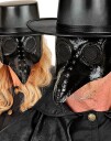 Svart Plague Doctor Maske Middelalder 28479
