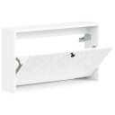 vidaXL Vegghengt skoskap DELFT 71 x 17 x 43 cm Konstruert tre