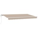 vidaXL Markiseramme Hvit 300 x 250 cm Aluminium