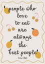 Food Lovers' Delight Plakat Plakat / 21x30cm