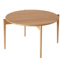 Oscarssons Möbel Tilia Sofabord Ø88 cm Oljet eik