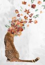 Autumn Leaf Cheetah Plakat / 21x30