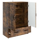  Serviesskap med skuff Røkt Eik 66 x 34,5 x 92 cm Konstruert tre