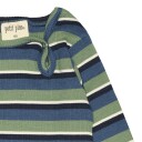 Petit Piao Body Modal Double Striped Spring Green/Moonlight Blue (56 / 1 2 mnd)