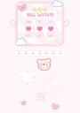 Cute Pink Game Win Plakat / 70x100