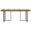 vidaXL Spisebord 160 cm grovt mangotre