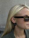 By Jolima Lilly Earring - Black - ONE SIZE